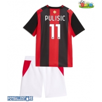 AC Milan Christian Pulisic #11 Hjemmedraktsett Barn 2026-27 Kortermet (+ Korte bukser)